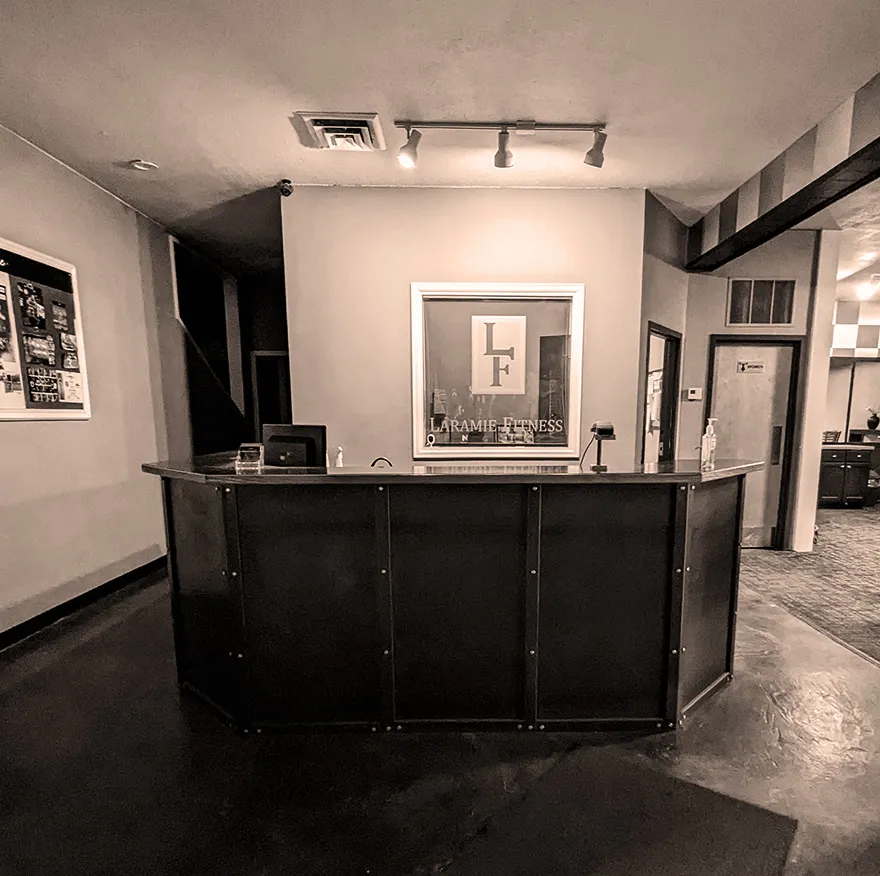 Laramie Fitness front desk