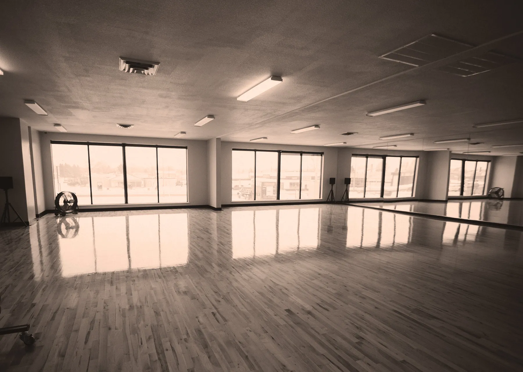 Group fitness class at Laramie Fitness